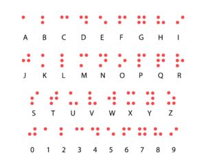 braille alfabet